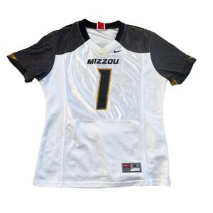 Nike Youth Mizzou Tigers University of Missouri #1 Football Jersey Sz M (8/10)